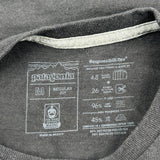 Responsibili-Tee Patagonia Graphic T-Shirt - Medium Black Cotton