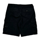Lee Cargo Shorts - 36W 9L Black Cotton