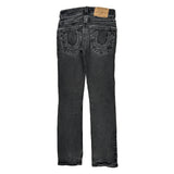 True Religion Contrast Stitch Jeans - 28W US 4 Gray Cotton