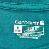 Carhartt T-Shirt - XL Green Cotton