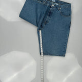 Calvin Klein Jeans Denim Shorts - 32W 10L Blue Cotton