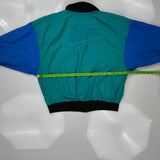 Nike Spellout Windbreaker - Large Blue Polyester
