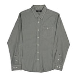 Levis Striped Shirt - XL Grey Cotton