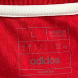 Lakota Fc Adidas Football Shirt - Large Red Polyester