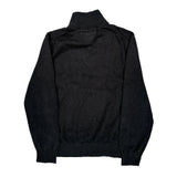 Tommy Hilfiger 1/4 Zip - Large Black Cotton
