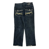 Chams Studded Jeans - 36W 31L Dark Wash Cotton