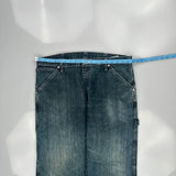 Wrangler Carpenter Jeans - 36W 30L Blue Cotton Blend