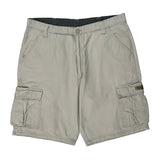 Wrangler Cargo Shorts - 36W 9L Beige Cotton