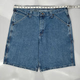 Levis Denim Shorts - 38W 9L Blue Cotton