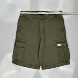 Levis Cargo Cargo Shorts - 35W 10L Green Cotton