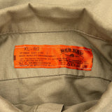 Red Kap Shirt - XL Khaki Polyester Blend