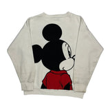 Mickey Mouse Disney Cartoon Sweatshirt - Medium Black Cotton Blend