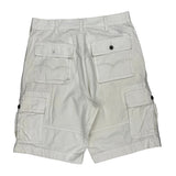 Levis Cargo Shorts - 34W 11L White Cotton