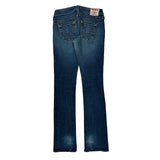 True Religion Contrast Stitch Jeans - 29W US 4 Dark Wash Cotton