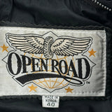 Open Road Leather Jacket - Medium Black Leather