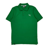 Puma Polo Shirt - Medium Green Cotton