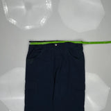 Wrangler Cargo Trousers - 35W 30L Navy Cotton