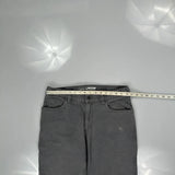 Carhartt Carpenter Trousers - 33W 30L Grey Cotton