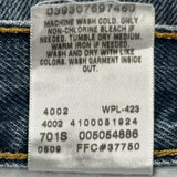 Levis 505 Jeans - 38W 30L Blue Cotton