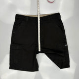 Wrangler Cargo Cargo Shorts - 38W 9L Black Cotton