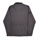 Harley Davidson 1/4 Zip - XL Grey Cotton Blend