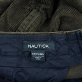 Nautica Cord Trousers - 34″ Waist Brown Cotton