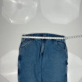Dickies Carpenter Jeans - 39W 30L Blue Cotton