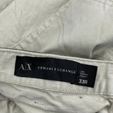 Armani Exchange Skinny Jeans - 33W 32L Beige Cotton Blend
