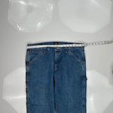 Lee Carpenter Jeans - 38W 30L Blue Cotton Blend