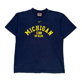 Michigan Nike College T-Shirt - Medium Navy Cotton
