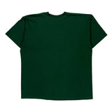 Single Stitch Hockey Unbranded Graphic T-Shirt - Large Green Cotton