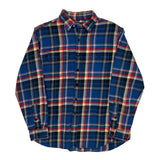 Polo By Ralph Lauren Checked Flannel Shirt - Large Multicoloured Cotton