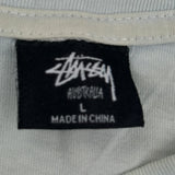 Stussy Graphic T-Shirt - Large White Cotton