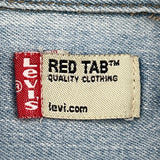 Levis Denim Shirt - Large Light Wash Cotton