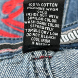 Southpole Baggy Denim Shorts - 28W 17L Blue Cotton