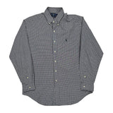 Blake Ralph Lauren Checked Shirt - Large Blue Cotton