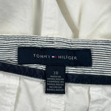 Tommy Hilfiger Cargo Shorts - 36W 10L White Cotton
