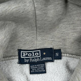 Polo By Ralph Lauren Hoodie - Small Gray Cotton Blend
