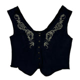 Nashville Harley Davidson Graphic Vest - XL Navy Cotton