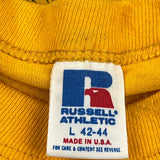 Single Stitch 1980S Rocky River Theatre Russell Athletic Graphic T-Shirt - Large Yellow Cotton