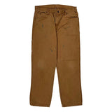 Dickies Carpenter Trousers - 36W 30L Brown Cotton