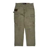 Wrangler Cargo Pants - 36W 34L Gray Cotton