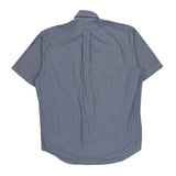 Blake Shirt Ralph Lauren Checked Short Sleeve Shirt - Medium Blue Cotton