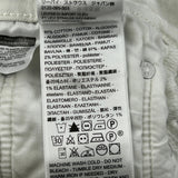 Levis Denim Shorts - 25W UK 6 White Cotton