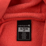 Age 14 Carhartt Hoodie - XL Red Cotton
