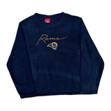 Rams Nfl Football Fleece - Large Navy Polyester