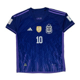 Argentina National Team Adidas 2022-23 Away Messi Football Shirt - Medium Purple Polyester