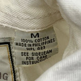 Levis Denim Shirt - Medium White Cotton