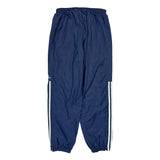 Adidas Track Pants - Large Blue Polyester