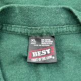 Santa Fe Fruit Of The Loom Single Stitch T-Shirt - XL Green Cotton Blend